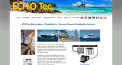 Desktop Screenshot of echotecwatermakers.com